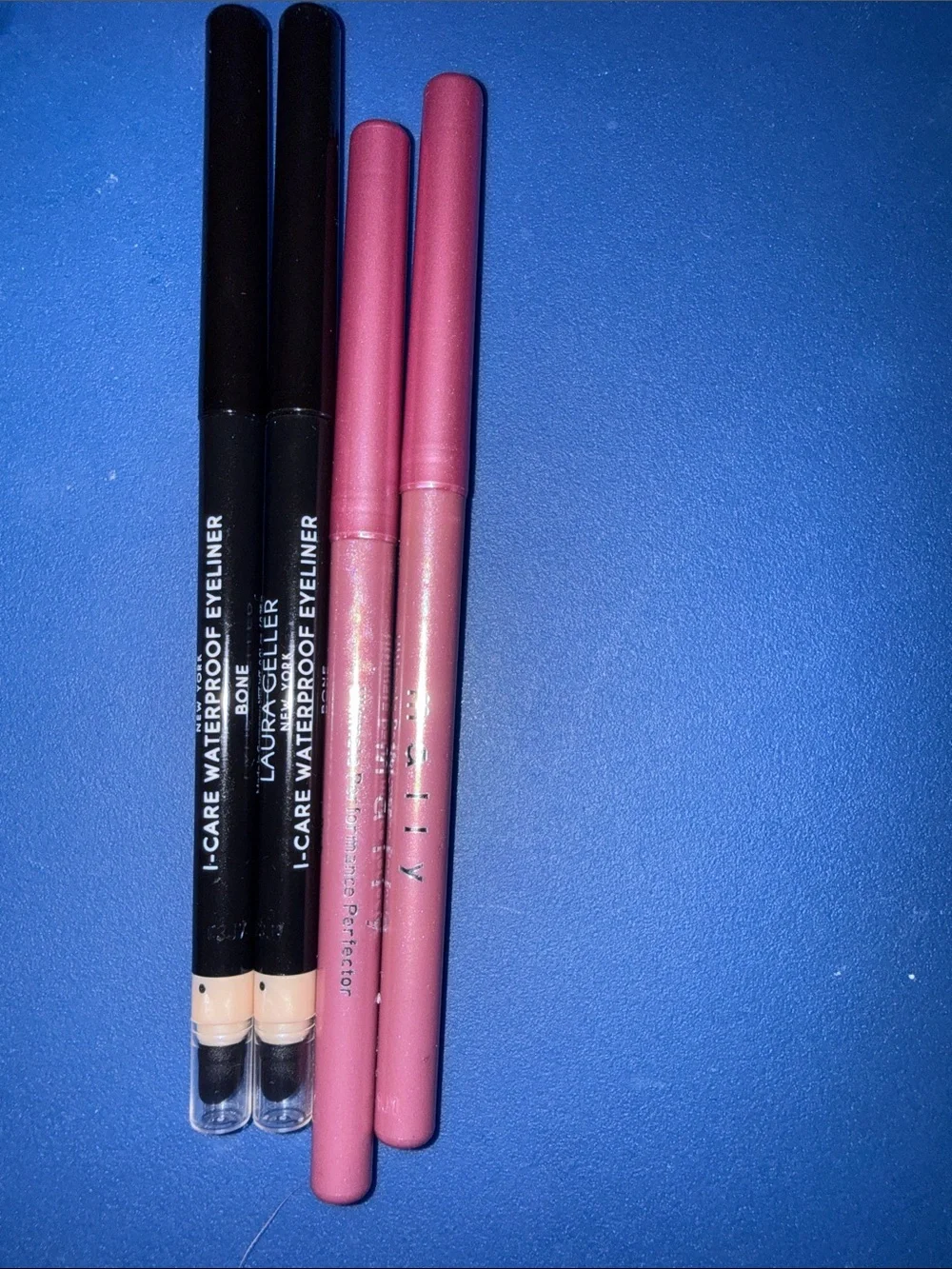 Laura Geller and Mally Eyeliner and lip liners Pencils